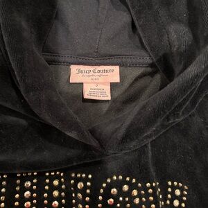 Juicy Couture Velvet Black Hoodie